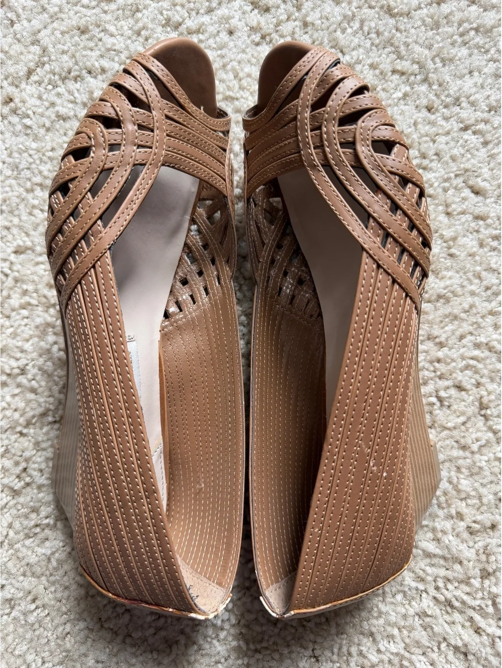 8.5 peep toe Dana Buchman wedges